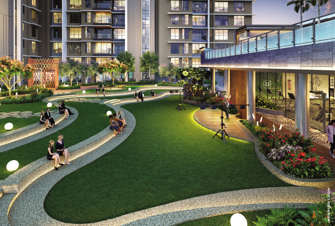Designer Lifestyle Podium & Clubhouse View 2 :Goodwill Wisteria Vashi